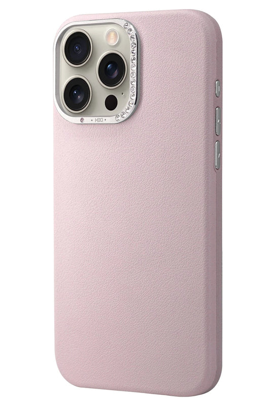 iPhone 15 Pro Max HBC-255 Viyana Kapak Kılıf - Pembe