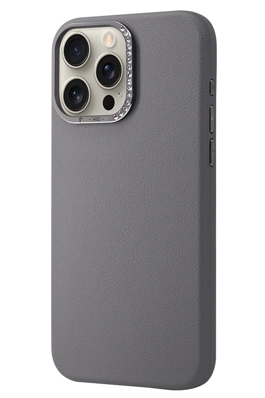 iPhone 15 Pro Max HBC-255 Viyana Kapak Kılıf - Titan Gri