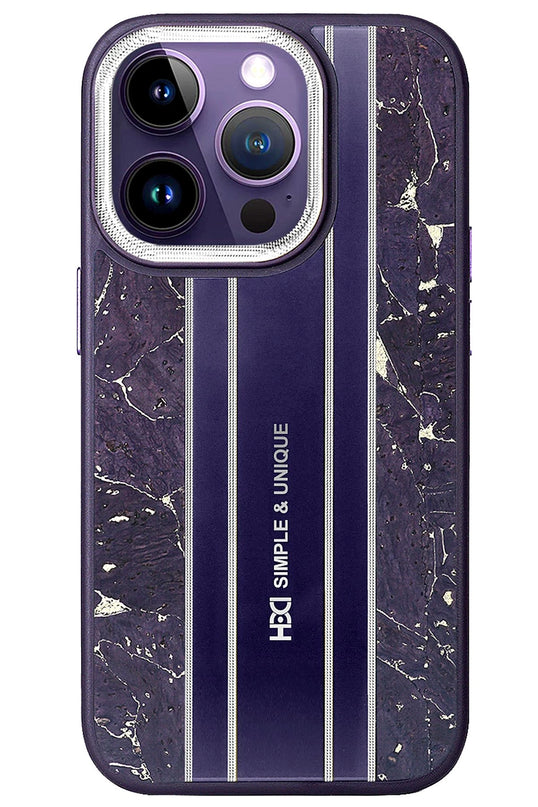 iPhone 15 Pro Max HBC-188 Astra Kapak Kılıf - Derin Mor