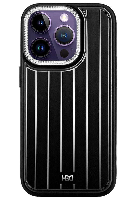 iPhone 15 Pro Max HBC-190 Kolaj Kapak Kılıf - Siyah