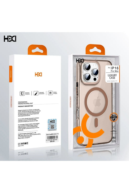 iPhone 16 HBC-274 PC 2.0 Şeffaf Magsafe Kapak Kılıf 2
