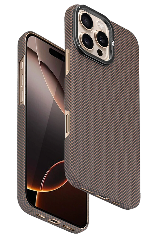 iPhone 16 Pro Max Blaze 1000D Kevlar Magsafe Kılıf - Gold