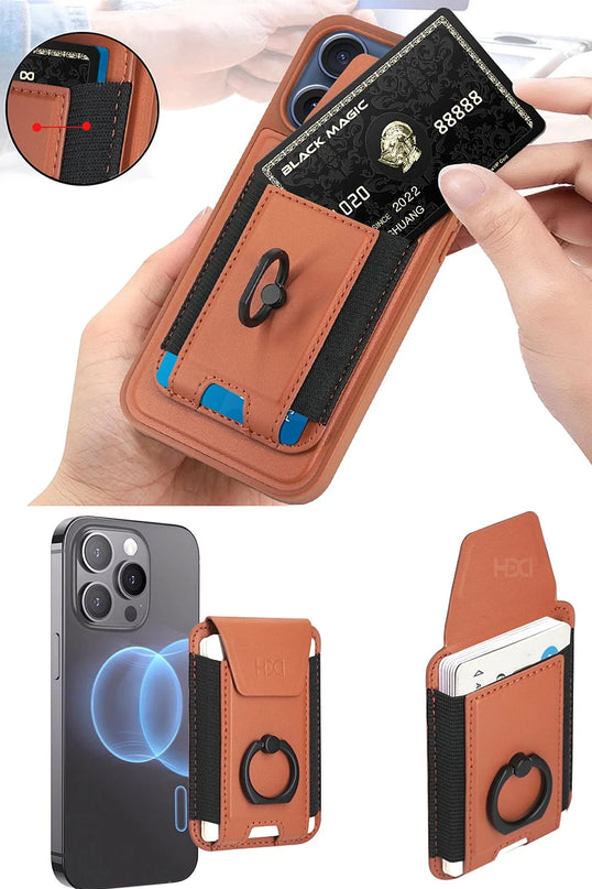 Samsung Galaxy S24 HBC-228 Havana Magnet Kartvizitli Kapak Kılıf - Titan Gri 2
