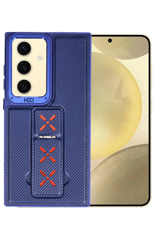 Samsung Galaxy S24 HBC-248 Lima Standlı Kapak Kılıf - Lacivert