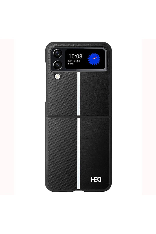 Samsung Galaxy Z Flip 4 HBC-155 Lizbon Kapak Kılıf - Siyah