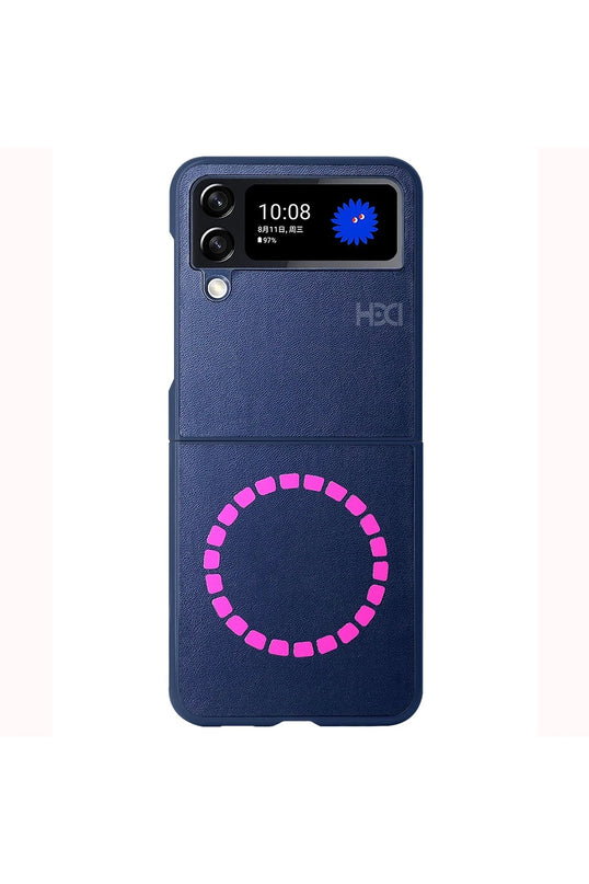 Samsung Galaxy Z Flip 4 HBC-156 Forum Magneticsafe Kapak Kılıf - Lacivert