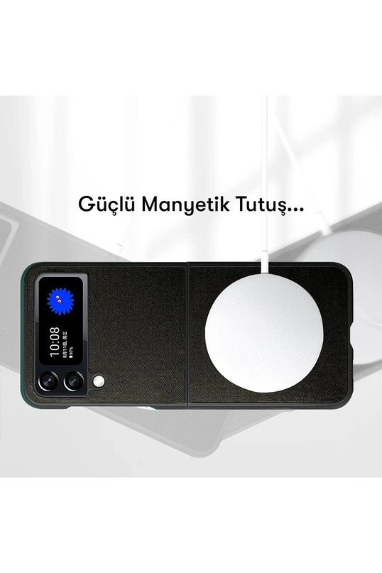 Samsung Galaxy Z Flip 4 HBC-156 Forum Magneticsafe Kapak Kılıf - Lacivert 2