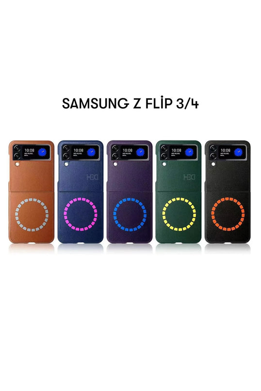 Samsung Galaxy Z Flip 4 HBC-156 Forum Magneticsafe Kapak Kılıf - Siyah 9
