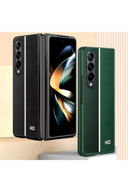Samsung Galaxy Z Fold 4 HBC-155 Lizbon Kapak Kılıf - Koyu Yeşil 2
