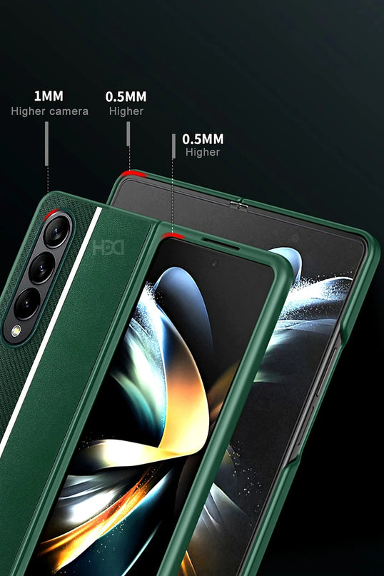 Samsung Galaxy Z Fold 4 HBC-155 Lizbon Kapak Kılıf - Siyah 5