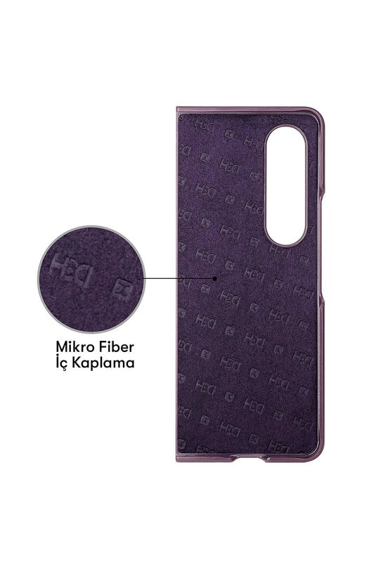 Samsung Galaxy Z Fold 4 HBC-155 Lizbon Kapak Kılıf - Siyah 7