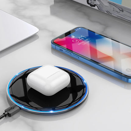 CW6 Pro Easy 15W 1M Kablosuz Magsafe Şarj Cihazı - Siyah 6