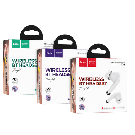 EQ2 Thought Bluetooth 5.3 Destekli TWS Kablosuz Kulaklık - Beyaz 4
