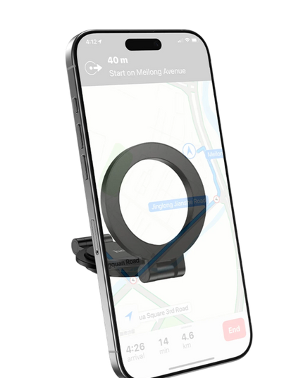 H98 Rider 360 Derece Dönen Yapışkanlı Katlanabilir Manyetik Magsafe Araç Tutucu 2