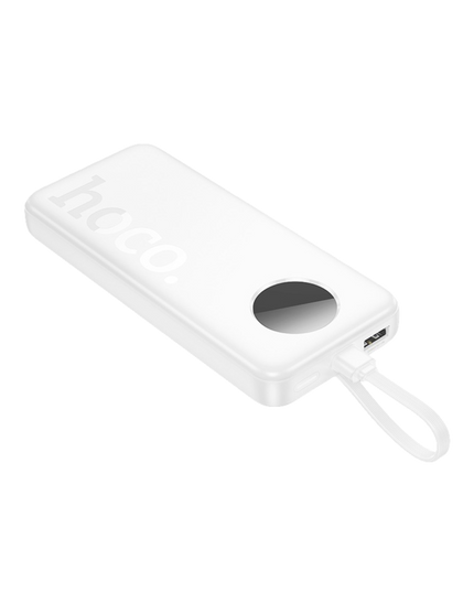 J132 Sabio 10.000mAh PD20W Dahili 3 Kablolu Hızlı Şarj Powerbank - Beyaz 3