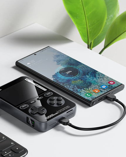 Q47 Shine 10.000 mAh PD 20W Dahili Retro Oyun Konsollu Magsafe Powerbank 6