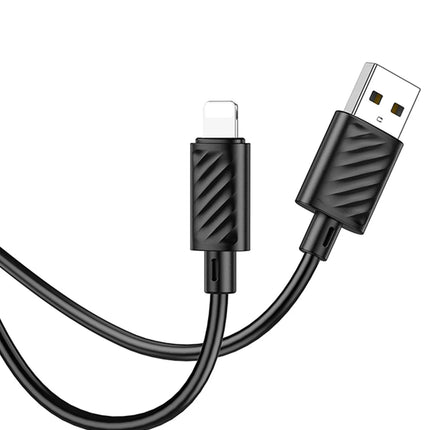 X88 1M USB to Lightning Şarj Data Kablosu - Siyah 2