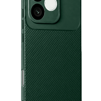 Honor 600 Lite Auto Focus Karbon Kapak Kılıf - Koyu Yeşil