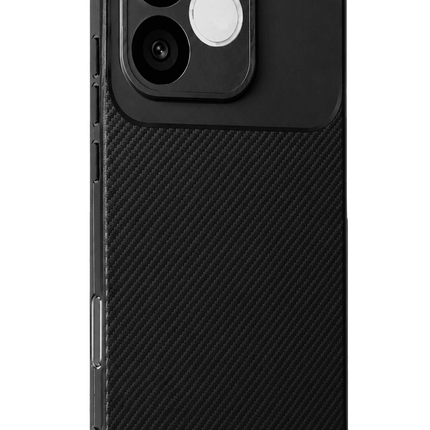 Honor 600 Lite Auto Focus Karbon Kapak Kılıf - Siyah