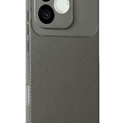Honor 600 Lite Auto Focus Karbon Kapak Kılıf - Gri
