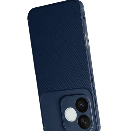 Honor 600 Lite Auto Focus Karbon Kapak Kılıf - Lacivert 3