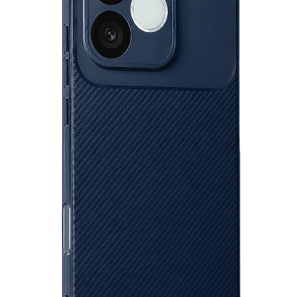 Honor 600 Lite Auto Focus Karbon Kapak Kılıf - Lacivert