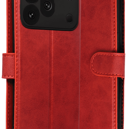 Honor 600 Pro Trend S Plus Kapaklı Kılıf - Kırmızı