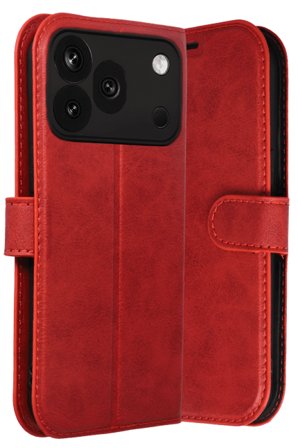 Honor 600 Pro Trend S Plus Kapaklı Kılıf - Kırmızı