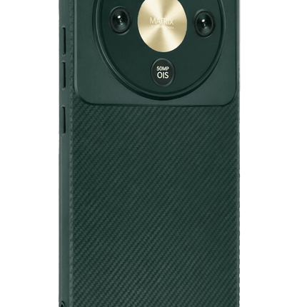 Honor Magic 8 Lite Auto Focus Karbon Kapak Kılıf - Koyu Yeşil