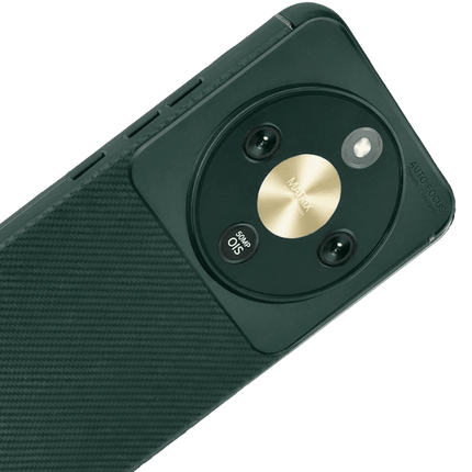 Honor Magic 8 Lite Auto Focus Karbon Kapak Kılıf - Koyu Yeşil 2