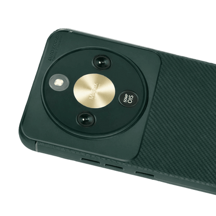 Honor Magic 8 Lite Auto Focus Karbon Kapak Kılıf - Koyu Yeşil 3