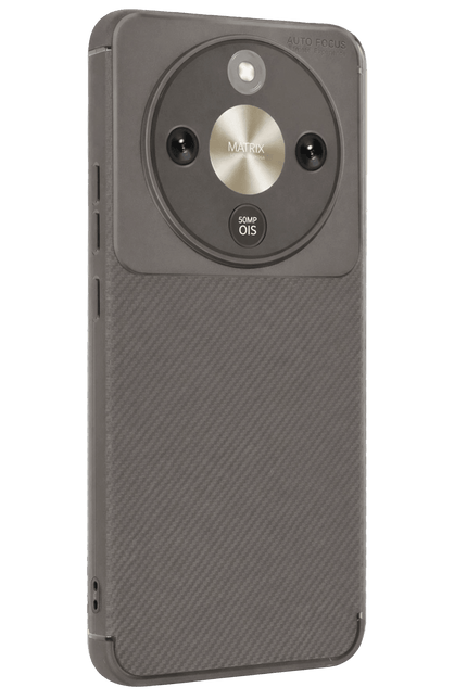 Honor Magic 8 Lite Auto Focus Karbon Kapak Kılıf - Gri