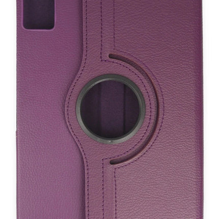 Honor Pad 10 12.1 360 Tablet Deri Kılıf - Mürdüm 4