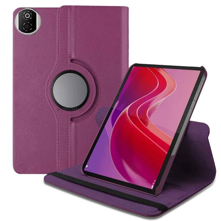 Honor Pad X7 360 Tablet Deri Kılıf - Mor