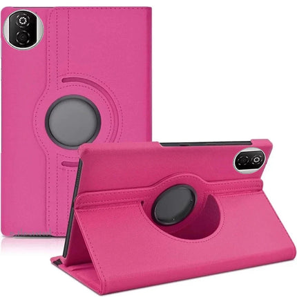 Honor Pad X7 360 Tablet Deri Kılıf - Pembe