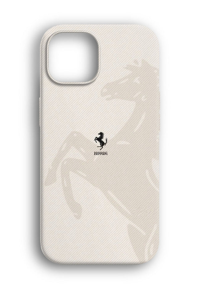 Ferrari Horse Shadow Gri Telefon Kılıfı