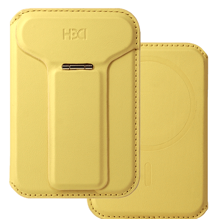 HS-021 Stand Özellikli Magsafe Kartlık - Sarı 3