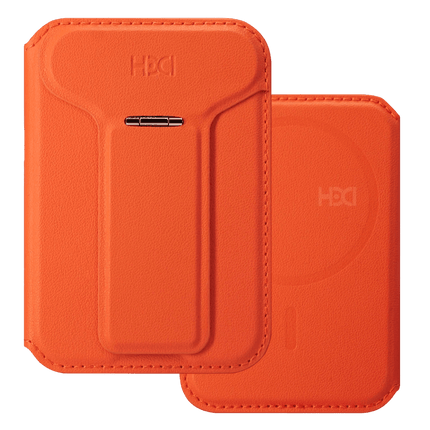HS-021 Stand Özellikli Magsafe Kartlık - Turuncu 3