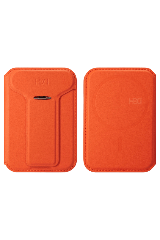 HS-021 Stand Özellikli Magsafe Kartlık - Turuncu