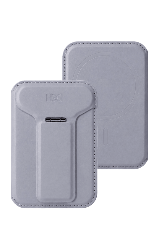 HS-021 Stand Özellikli MagSafe Cüzdan - Lila 2