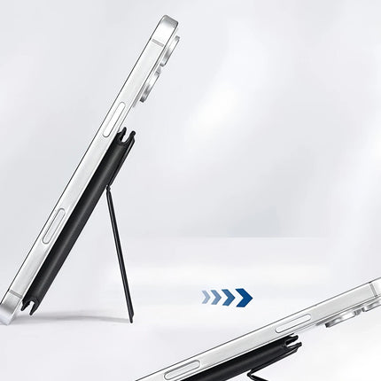 HS-021 Stand Özellikli Magsafe Kartlık - Siyah 4