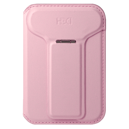 HS-021 Stand Özellikli MagSafe Cüzdan - Pembe 2