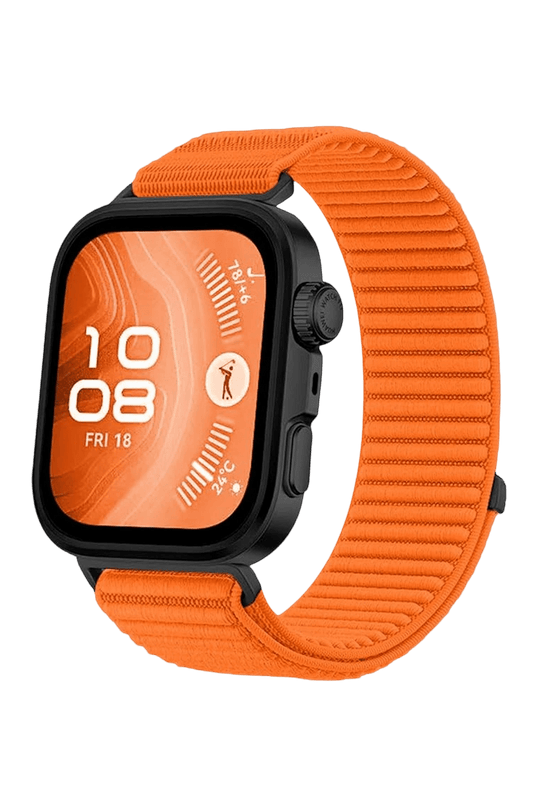 Huawei Fit 4 Braid Kordon - Turuncu