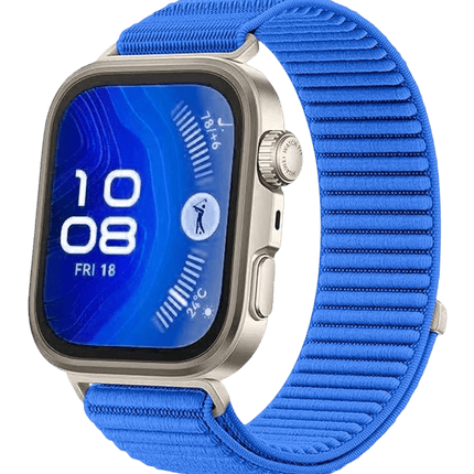 Huawei Fit 4 Braid Kordon - Mavi