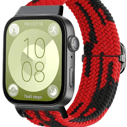 Huawei Fit 4 Star Kordon - Kırmızı-Siyah