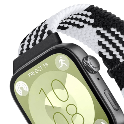 Huawei Fit 4 Star Kordon - Siyah-Beyaz 2