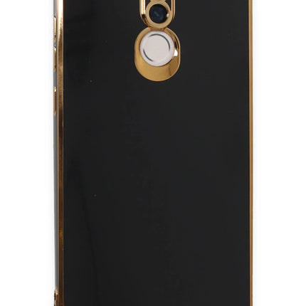 Huawei Mate 10 Lite Volet Silikon Kılıf - Siyah
