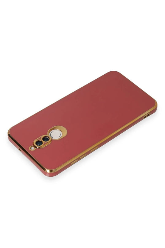 Huawei Mate 10 Lite Volet Silikon Kılıf - Kırmızı 3