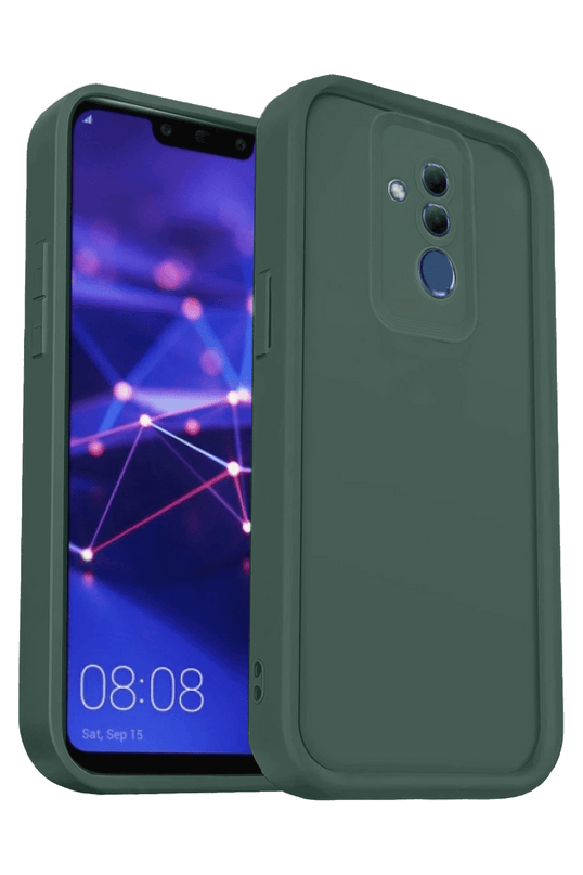 Huawei Mate 20 Lite Viera Silikon Kılıf - Koyu Yeşil