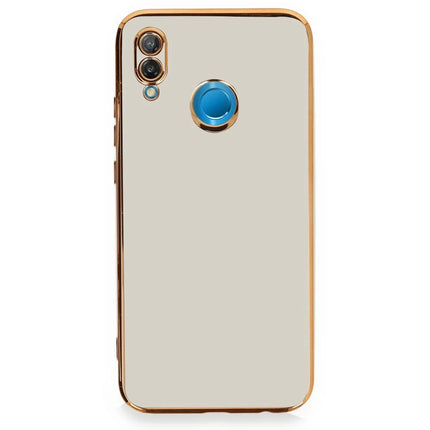 Huawei P20 Lite Volet Silikon Kılıf - Beyaz